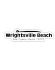 Wrightsville Beach Kiss-Cut Sticker