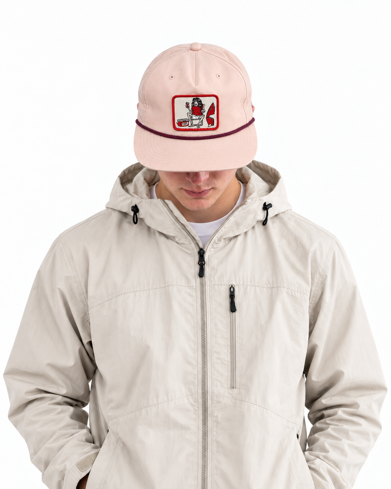 "Could Be Worse" - Peach/Maroon Hat