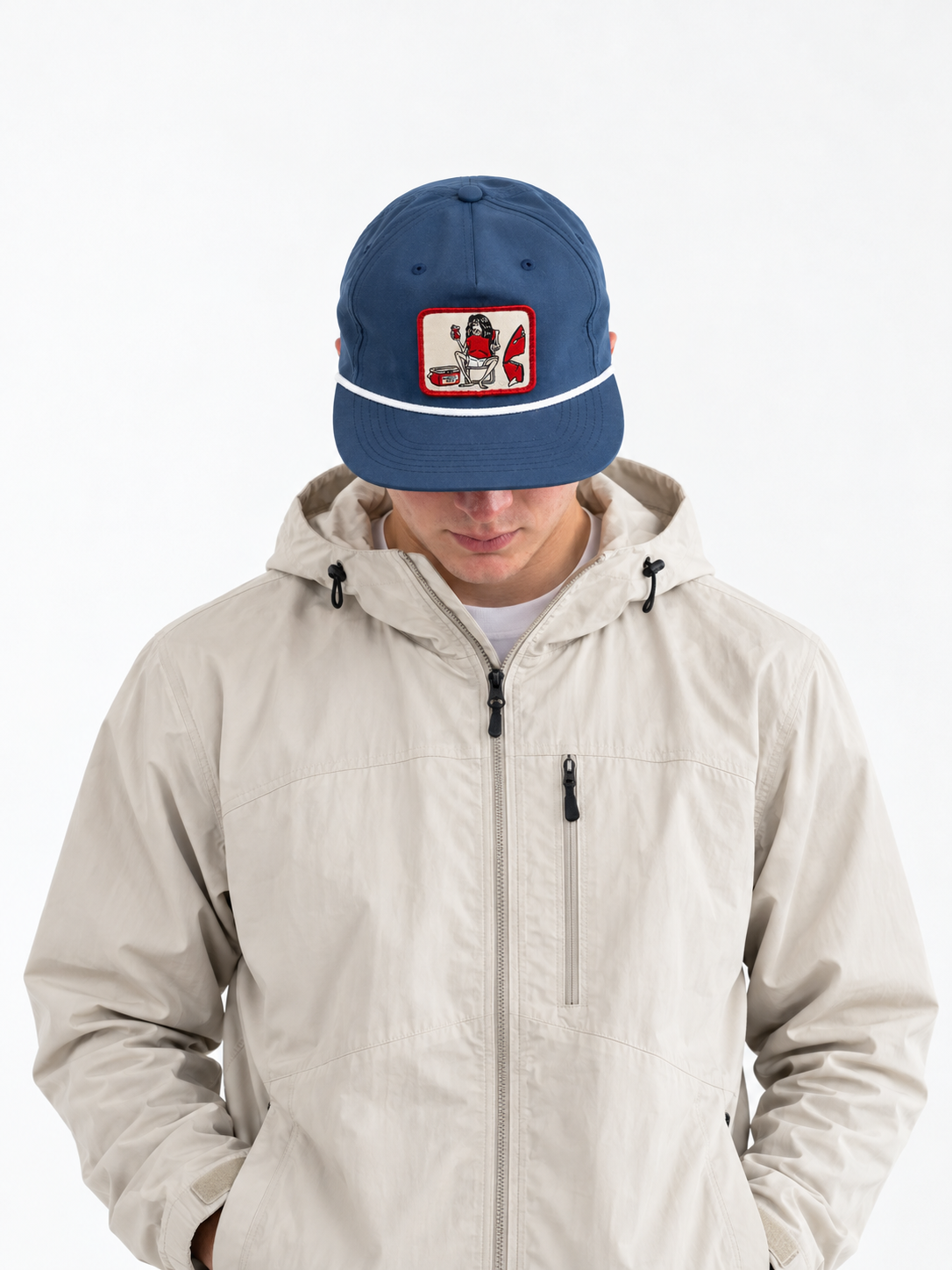"Could Be Worse" - Navy/White Hat