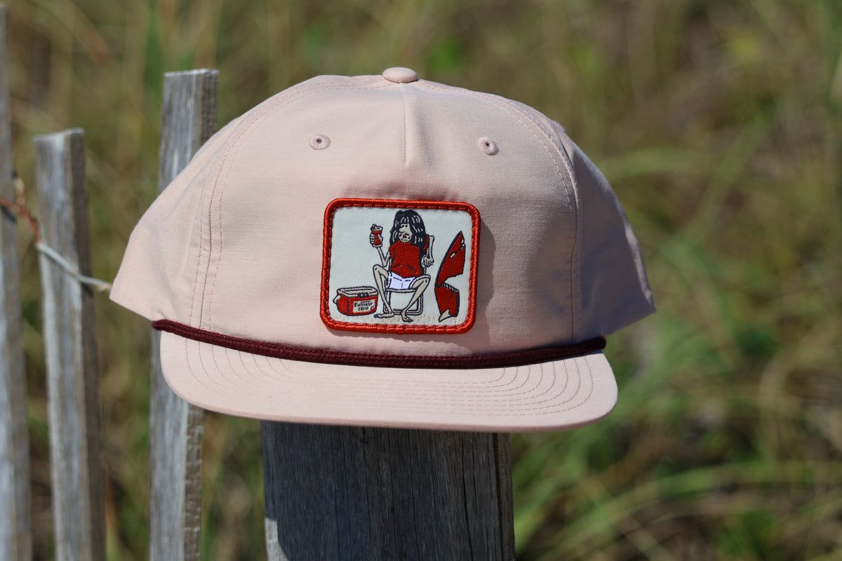 "Could Be Worse" - Peach/Maroon Hat